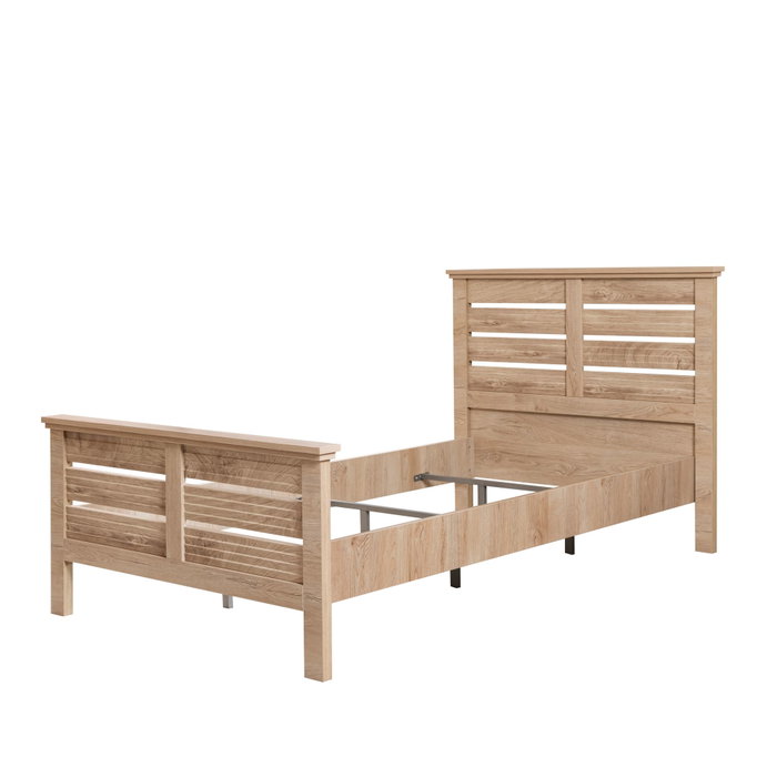 Hanah Home Cama Individual Polo Marrón